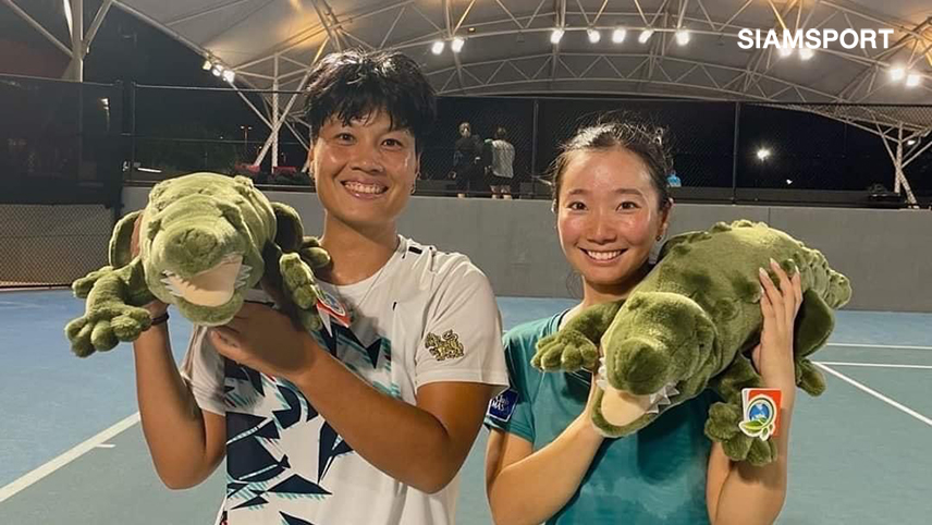 "ลักษิกา" ควงสาวญี่ปุ่นคว้าแชมป์หญิงคู่เทนนิสอาชีพที่ออสเตรเลีย