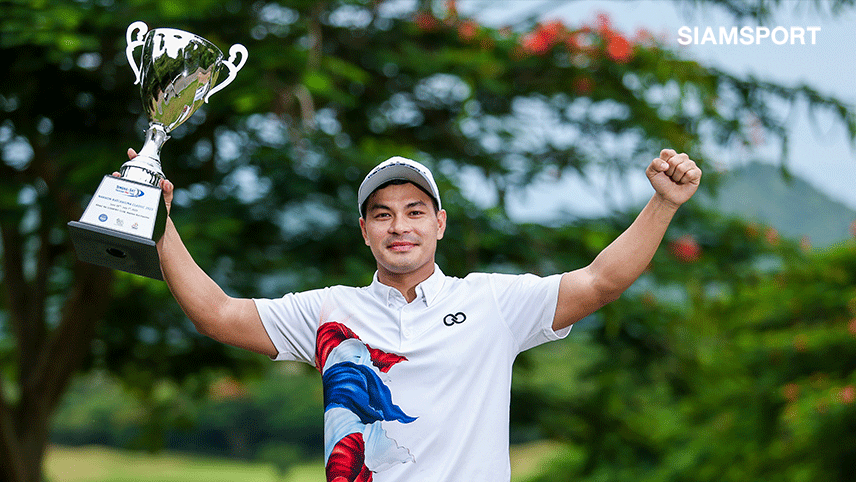 "เย เต็ด อ่อง"นักกอล์ฟเมียนมาผงาดแชมป์แรกไทยแลนด์พีจีเอทัวร์