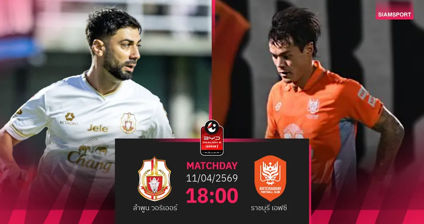 วิเคราะห์บอล ลำพูน พบ ราชบุรี (11 เม.ย.69) : ลำพูนไม่แพ้ในบ้าน 102230