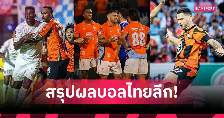 สรุปผล BYD SEALION 6 ลีกหนึ่ง (3 พ.ค.69) ราชบุรีถล่ม 6-1, ลำพูนรอดตกชั้น 103274