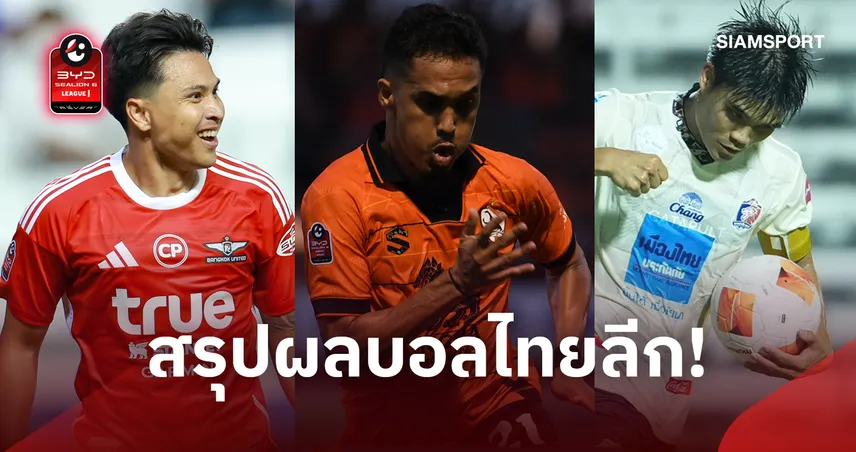 สรุปผลบอลไทยลีก! แบงค็อก เปิดรังเฮยึดจ่าฝูง เชียงราย-ท่าเรือคว้าชัย 108913