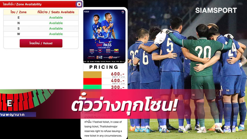 ตั๋วยังว่าง! เกมทีมชาติไทยชุดใหญ่, ยู-23ปีอุ่นแข้ง 
