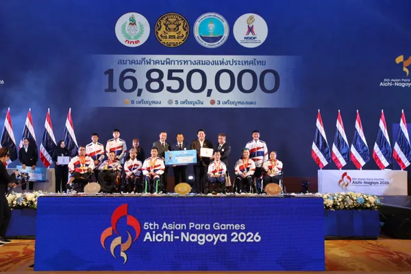 รัฐบาลมอบเงินรางวัล 123.65 ล้าน ทัพพาราไทยคว้า 125 เหรียญเอเชียนพาราเกมส์
