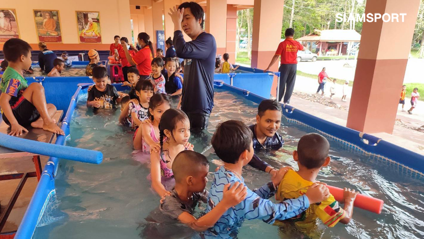 ส.ว่ายน้ำไทยจับมือปตท.จัดโครงการป้องกันเด็กจมน้ำ