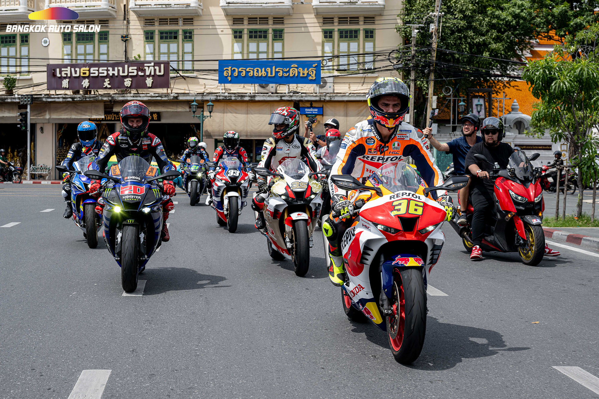 ดอร์น่าสปอร์ต ยกกองถ่ายบุกเกาะรัตนโกสินทร์ เตรียมเปิดฉาก MotoGP สนามประเทศไทย 27-29 ต.ค.นี้