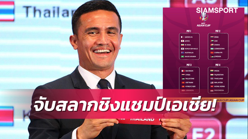 จับสลากเอเซียน คัพ 2023 เวียดนาม,ซีเรีย หลุดโถ 2 