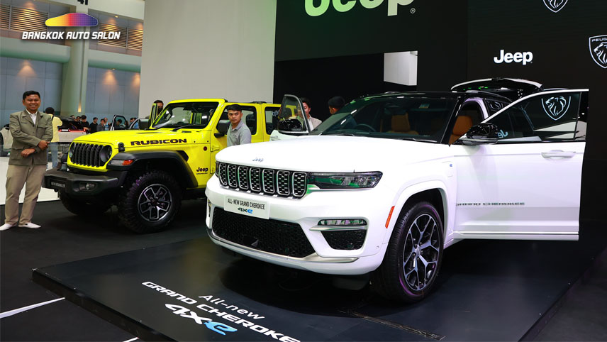 Jeep บุกงาน มอเตอร์โชว์ ครั้งที่ 45 เผยรถรุ่นไฮไลท์ ‘ออล-นิว จี๊ป แกรนด์ เชอเรอกี’ และ ‘นิว 2024 จี๊ป แรงเลอร์ รูบิคอ’ 