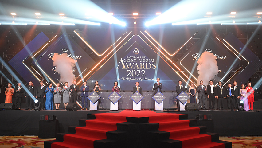 กรุงเทพประกันชีวิต จัดพิธีมอบรางวัลเชิดชูเกียรติสุดยอดนักขาย ในงาน Bangkok Life Agency Annual Awards 2022