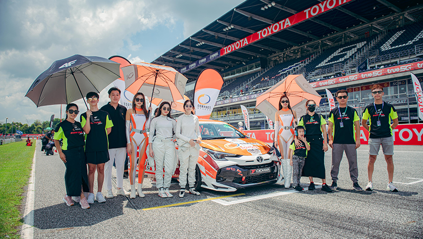 Compact Family Club โชว์ฟอร์มร้อนแรงต่อเนื่องสนาม 3 ขึ้นโพเดียมอย่างสุดมันส์ใน Toyota Gazoo Racing Motorsport 2023