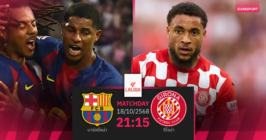 วิเคราะห์บอล บาร์เซโลน่า vs จีโรน่า 18 ต.ค. 68 : แชมป์เก่าเร่งคืนฟอร์มด่วน