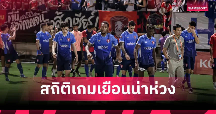 พลังกาญจน์ เอฟซี น้องใหม่สถิตินอกบ้านย่ำแย่สุดขีด
