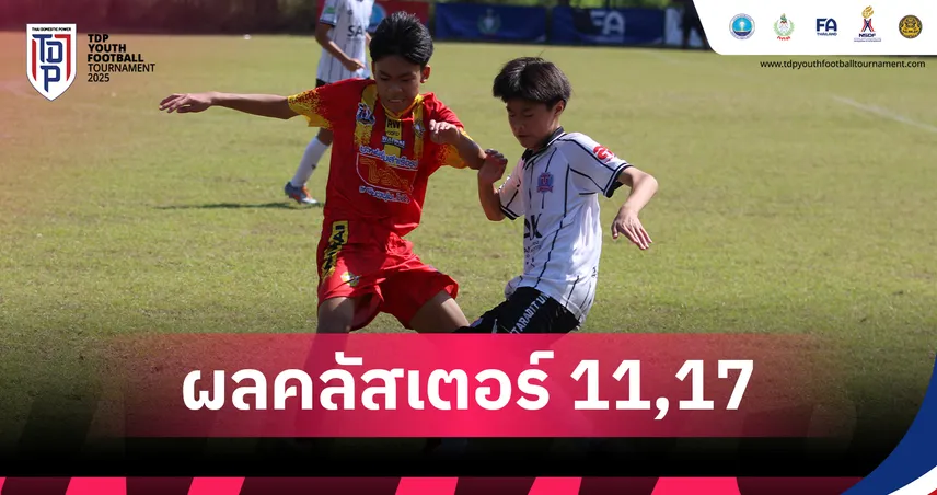 TDP Youth สรุปผลสกลนคร–สุโขทัย เดือดทุกคลัสเตอร์ ยู-13/15/17 แข่งขันเข้มข้นทั่วประเทศ 95061
