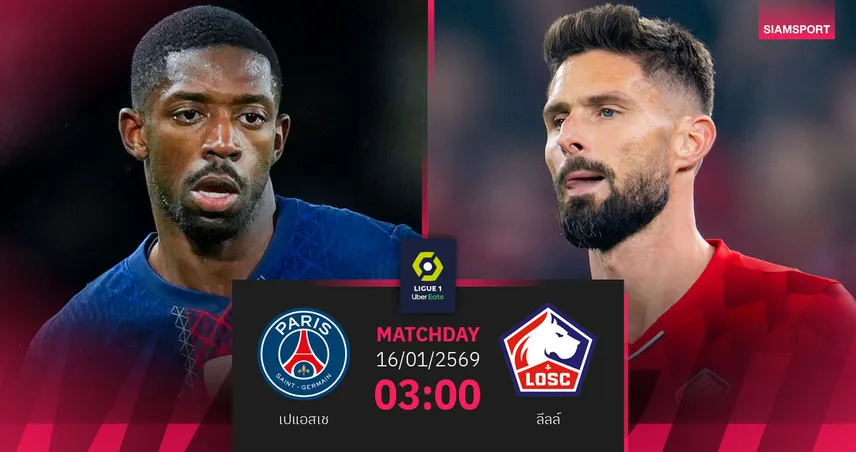 วิเคราะห์บอล เปแอสเช vs ลีลล์ 16 ม.ค. 69 : แชมป์เก่าลุ้นคืนจ่าฝูงลีกเอิง 98298