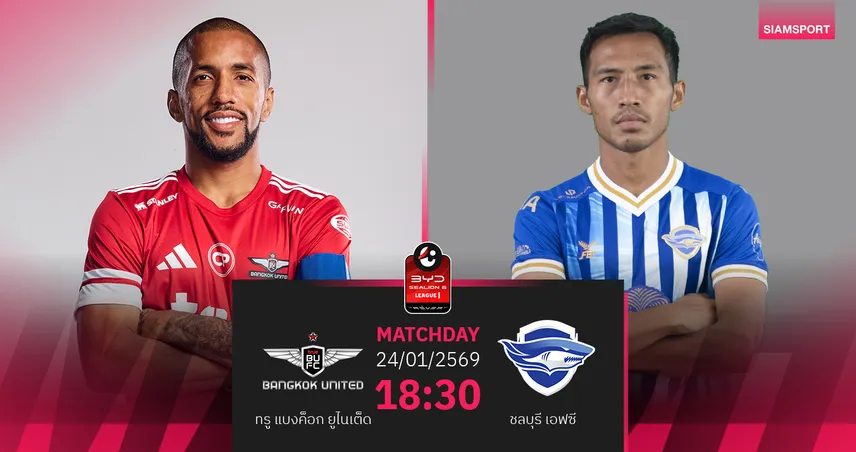 วิเคราะห์บอล ทรู แบงค็อก พบ ชลบุรี (24 ม.ค.69) : แข้งเทพร้อนแรงกว่า