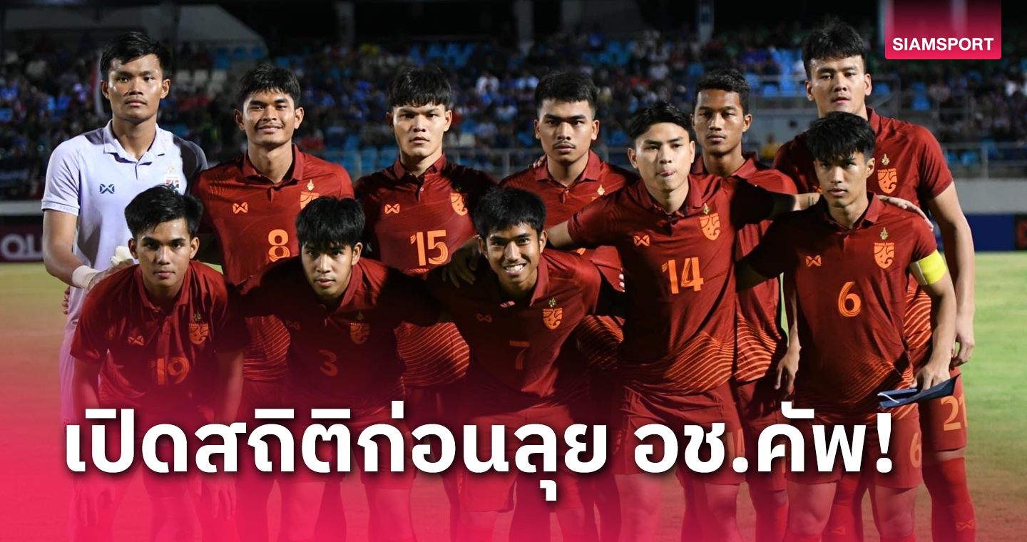 เช็คผลงาน ทีมชาติไทย ยู-23 ดวล ซาอุดิอาระเบีย,อิรัก ล่าสุดเป็นอย่างไร?