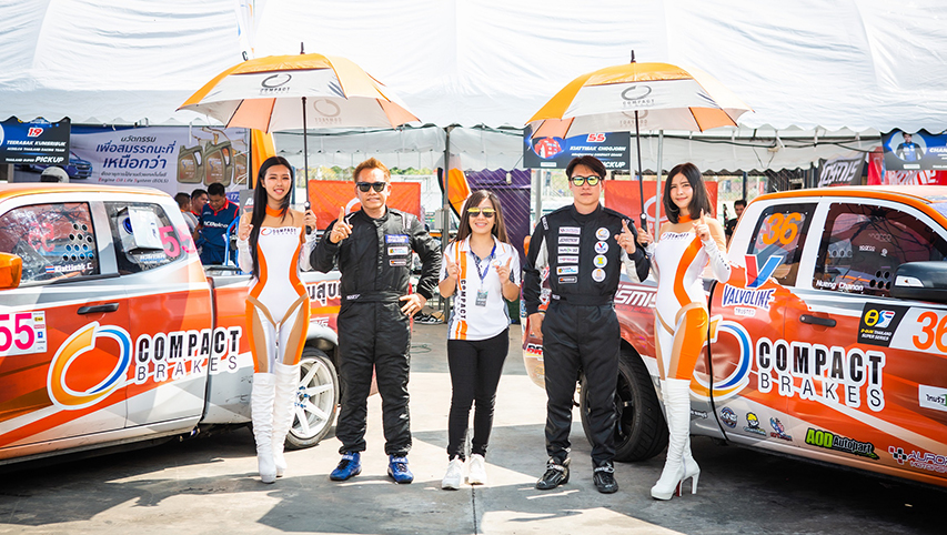 คอมแพ็ค เบรก ส่ง 2 นักแข่งจาก Compact Family Club  สู้ศึกปิกอัพ B-Quick Thailand Super Series 2023