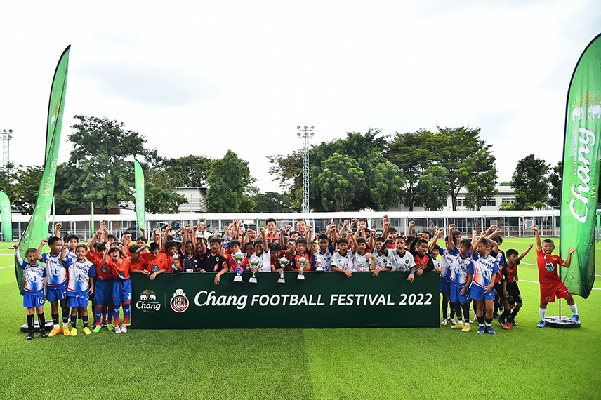 ใจฟ้า อคาเดมี่ คว้าแชมป์ฟุตบอลเยาวชนอายุไม่เกิน 10 ปี Chang Football Festival 2022