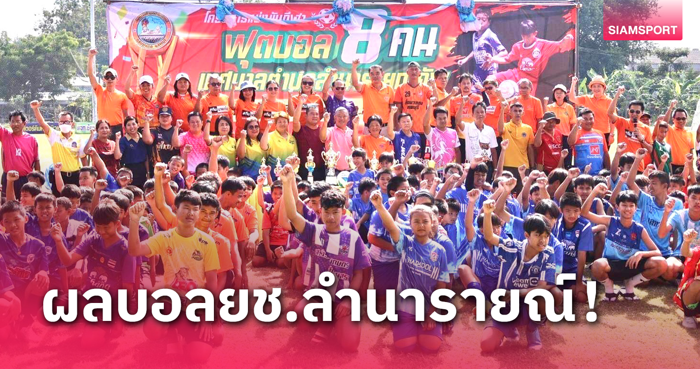 ช้างศึก​สิงห์บุรีซิวแชมป์รุ่น 10 ปีบอลเยาวชนลำนารายณ์